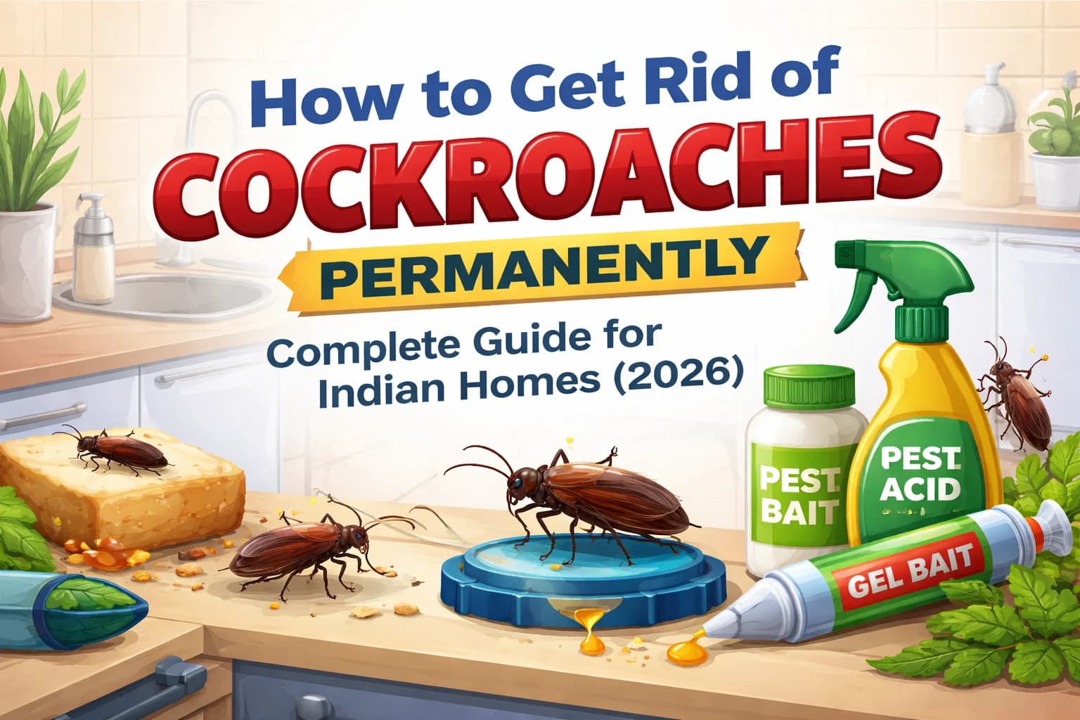 How to Get Rid of Cockroaches Permanently: Complete Guide for Indian Homes (2026)